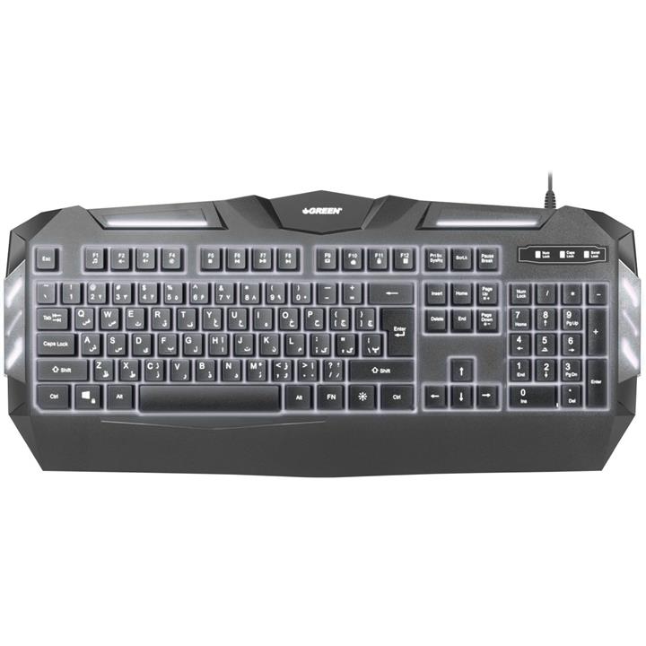 کیبورد مخصوص بازی گرین مدل GK403 Green GK403 Gaming Keyboard